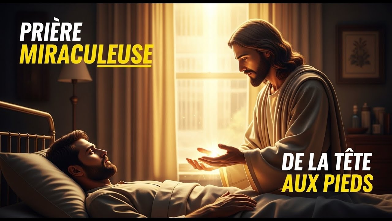 DIEU TE GUÉRIT DE LA TÊTE AUX PIEDS | PRIÈRE MIRACULEUSE DE GUÉRISON