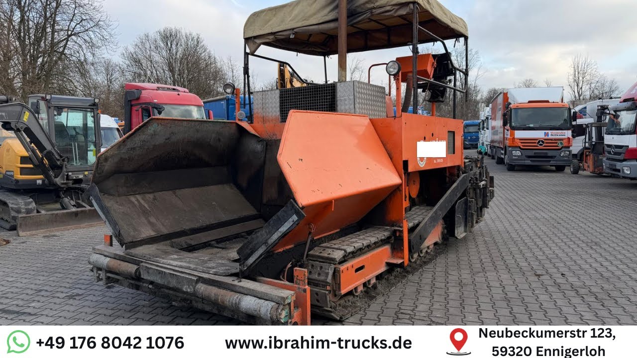 Vögele Super 1500 - 1980 | Ibrahim Trucks