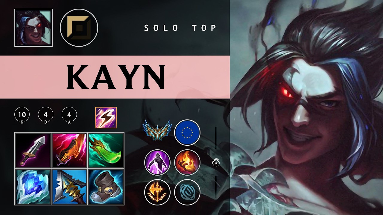 Kayn Top vs Dr. Mundo - EUW Challenger Patch 26.05