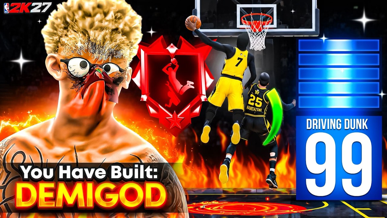 This 99 DRIVING DUNK BUILD is THE META in NBA 2K27 - BEST BUILD 2K27