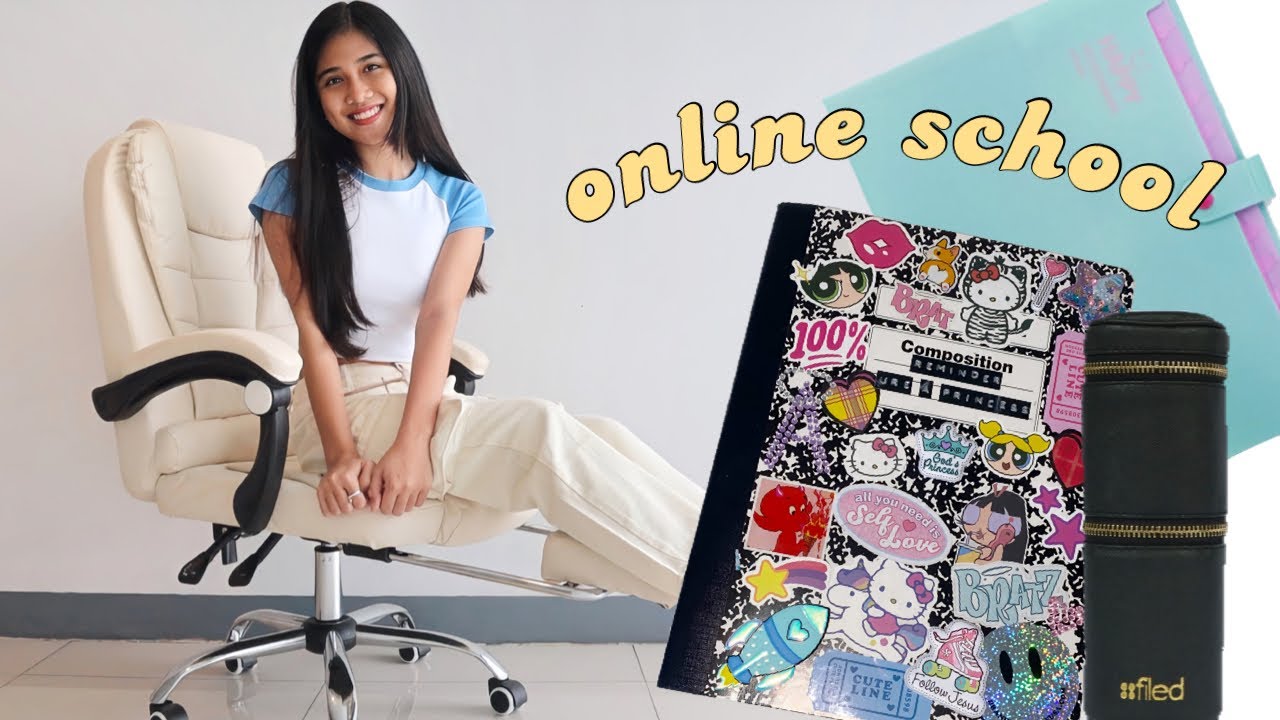 SHOPEE ONLINE SCHOOL HAUL (stationery, computer chair, essentials)