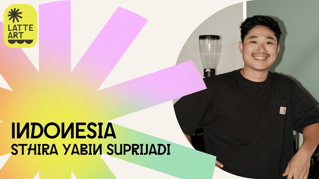 Sthira Yabin Suprijadi, Indonesia | 2024 World Latte Art Championship | Round 1