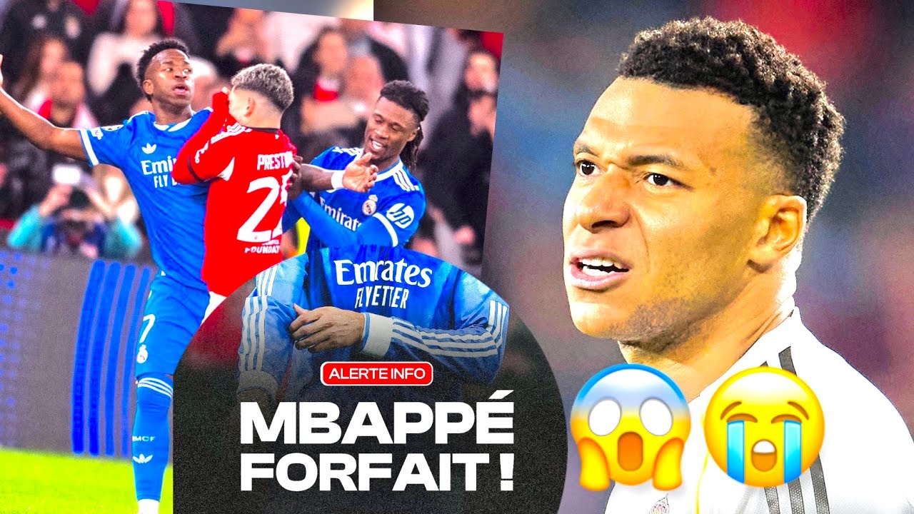 CE OFFICIEL (MBAPPÉ) ET FORFAIT ❌😱Ce soir 