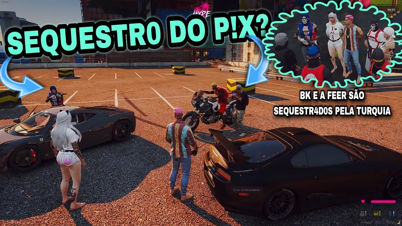 Bkinho CLIPS | TURQUIA SEQU3STR4 O CAPITÃO BIGODE E SUA NAMORADA No GTA RP #274
