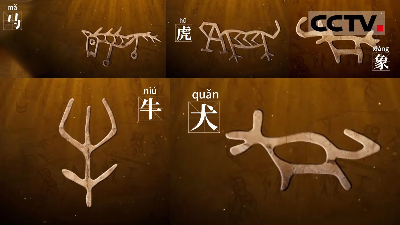 这是字吗？摇头摆尾 血盆大口的形象你认得是什么动物了吗？《“字”从遇见你》犬、虎、马、牛、象系列【CCTV纪录】