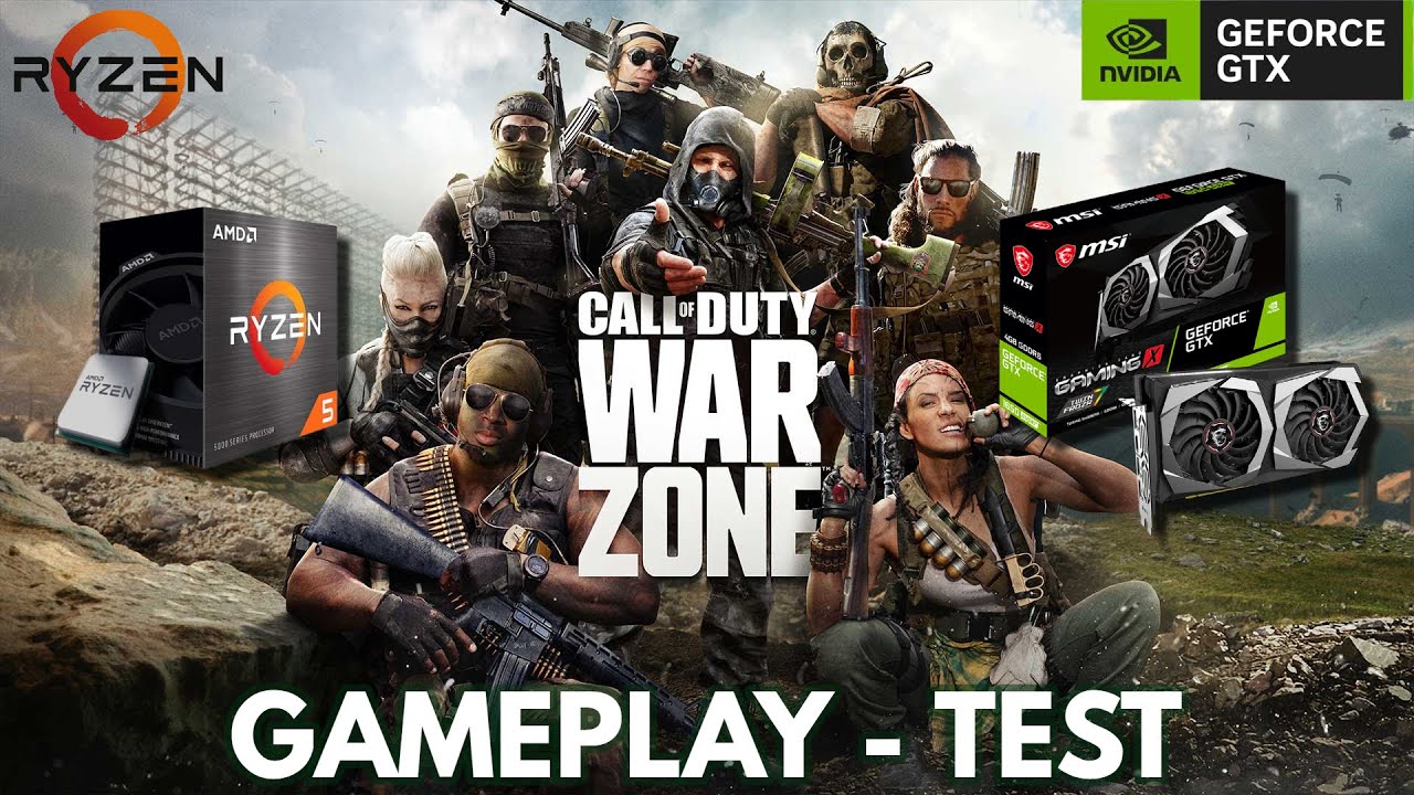 Call Of Duty: WARZONE - Ryzen 5 5500 & GTX 1650 SUPER (2025)