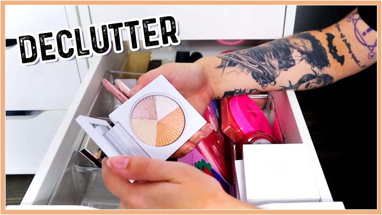 Makeup Collection Declutter  Part 1: Primers, Foundation, Highlighters