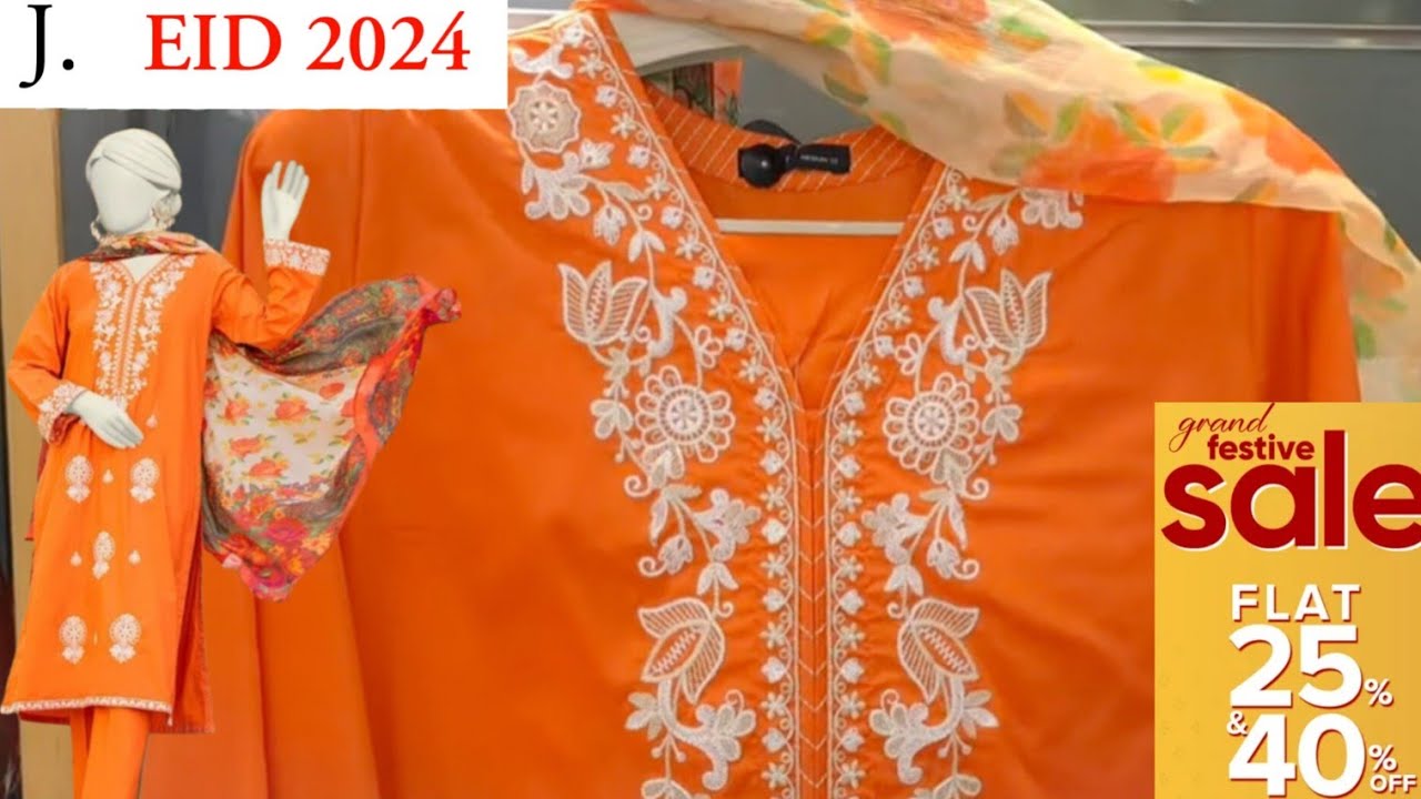 J.Junaid Jamshed 40% Sale New 💕Eid Collection 2024 | Grand✨️Festive Sale 2024