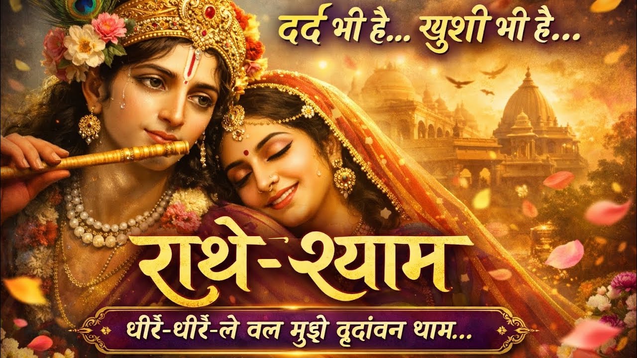 धीरे- धीरे ले चल मुझे वृंदावन धाम|| दर्द भी और खुशी भी 'RadheKrishna Ka New TrendinBhajan!#Radhe