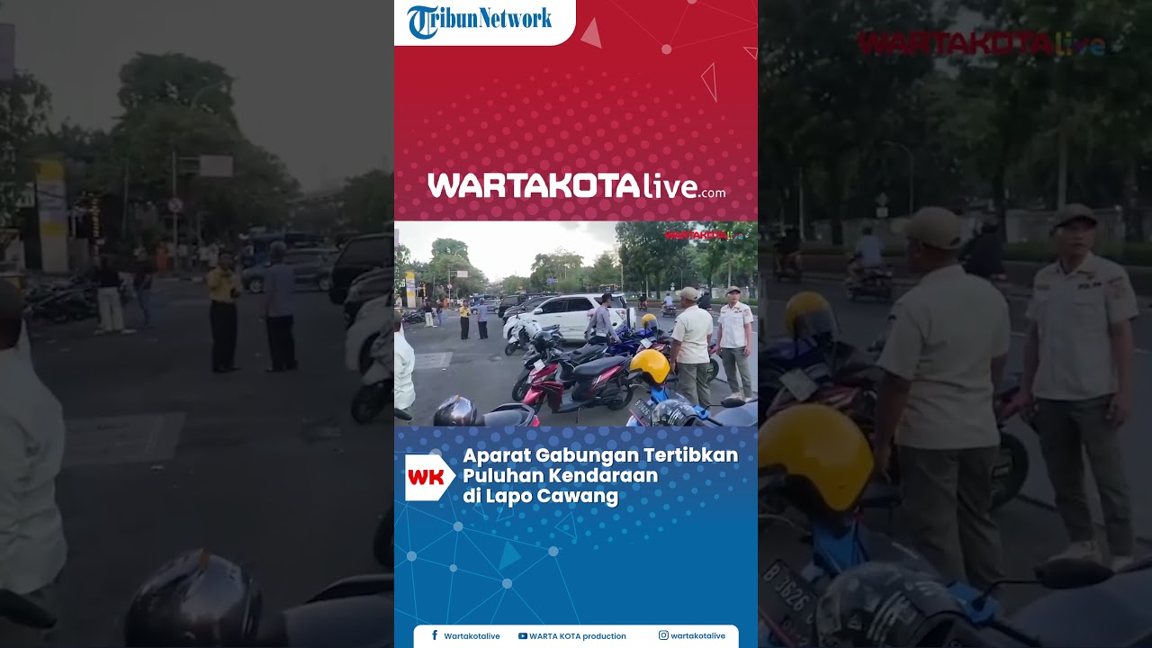 Lapo di Cawang Jaktim Bikin Macet Setiap Hari, Aparat Gabungan Tertibkan Puluhan Kendaraan