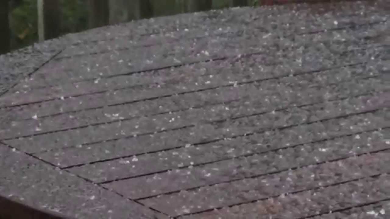 Graupel (soft hail/snow pellets) Storm Hits Auckland, NZ Monday August 10