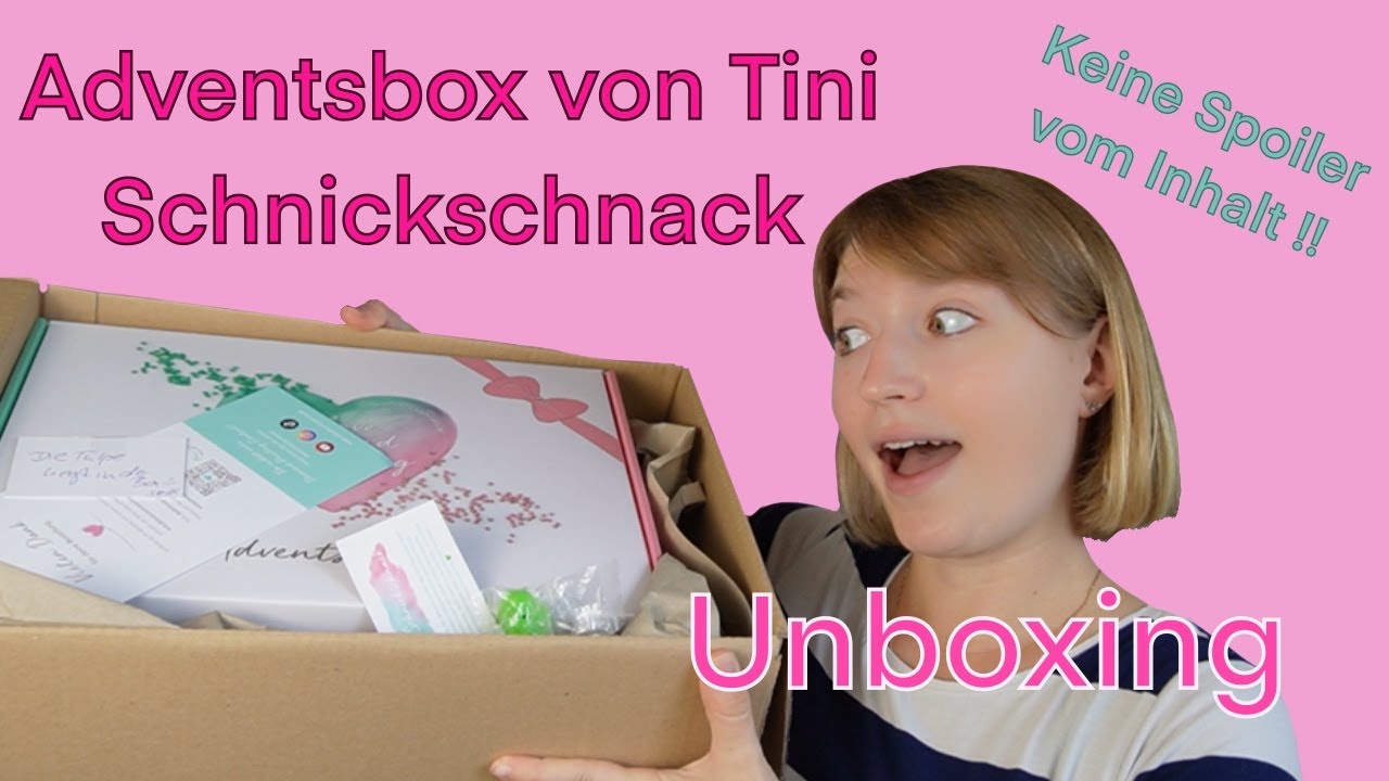 UNBOXING – Das sage ich zur Adventsbox von Tini Schnickschnack!