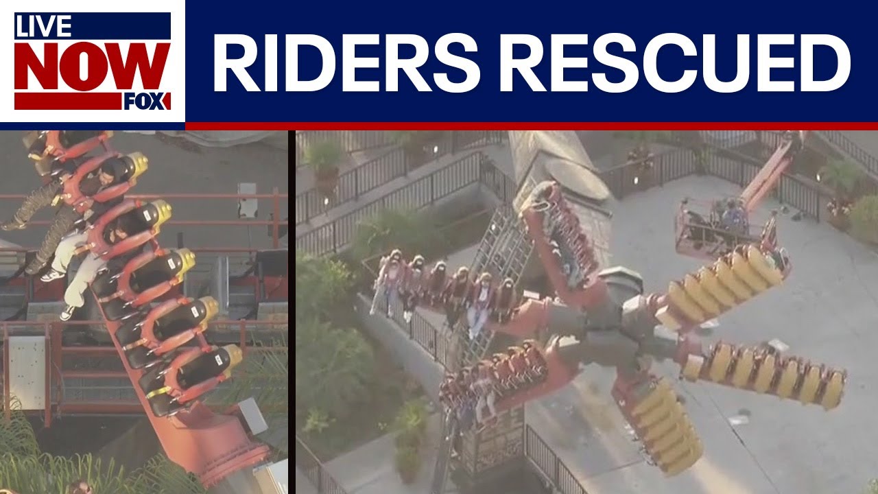 Riders rescued after being stuck on Knott's Berry Farm roller coaster for 2 hours | LiveNOW from FOX