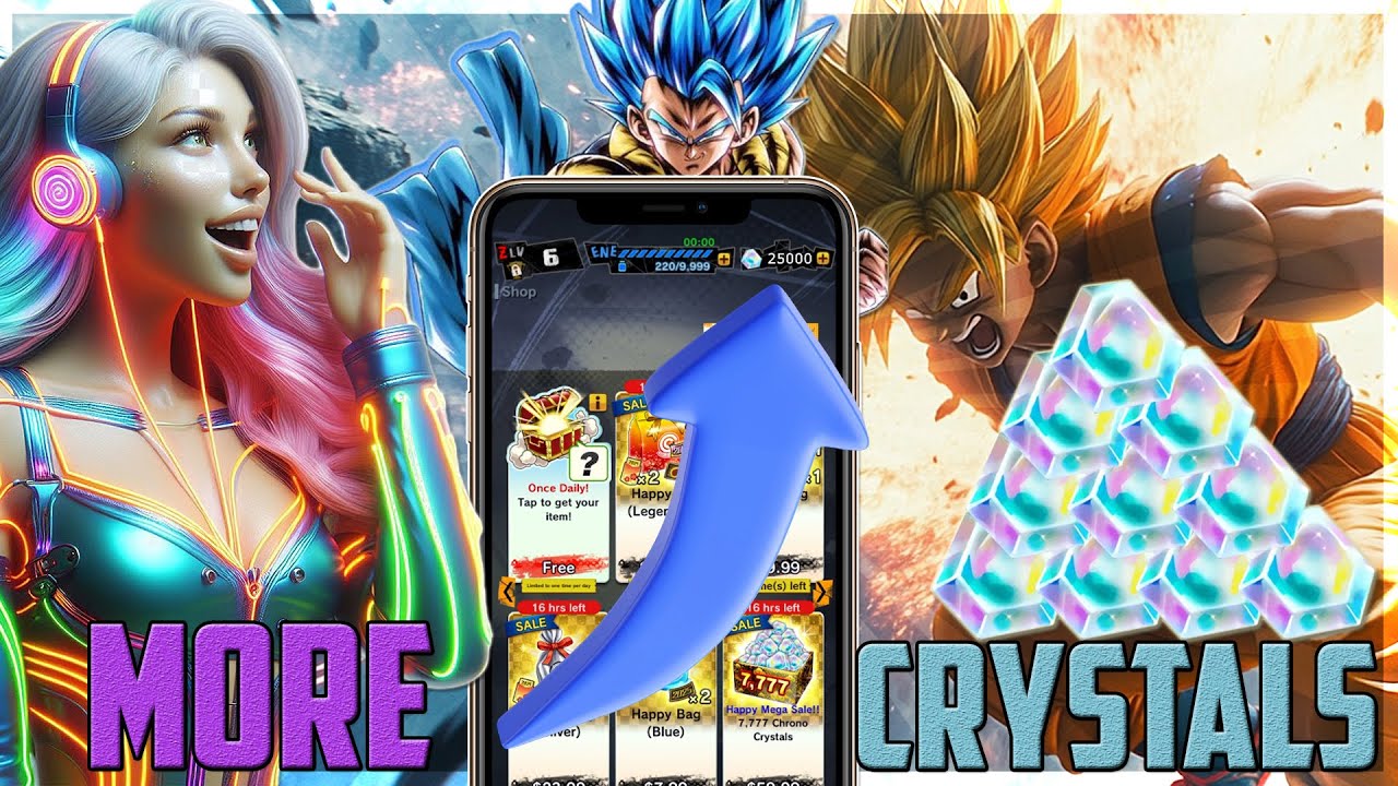 Dragon Ball Legends Hack/Mod Apk - How To Get Unlimited Chrono Crystals in DB Legends (iOS, Android)