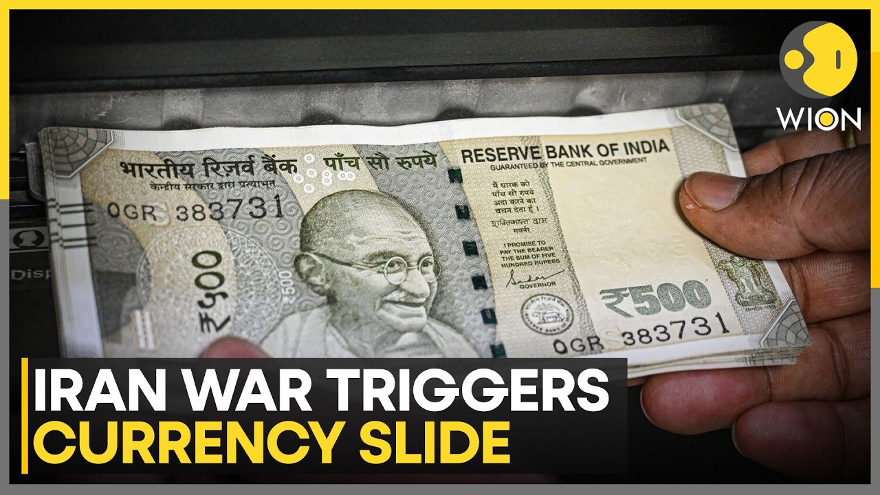 India: Rupee Hits Record Low Against Dollar as Iran War Triggers Currency Slide | WION