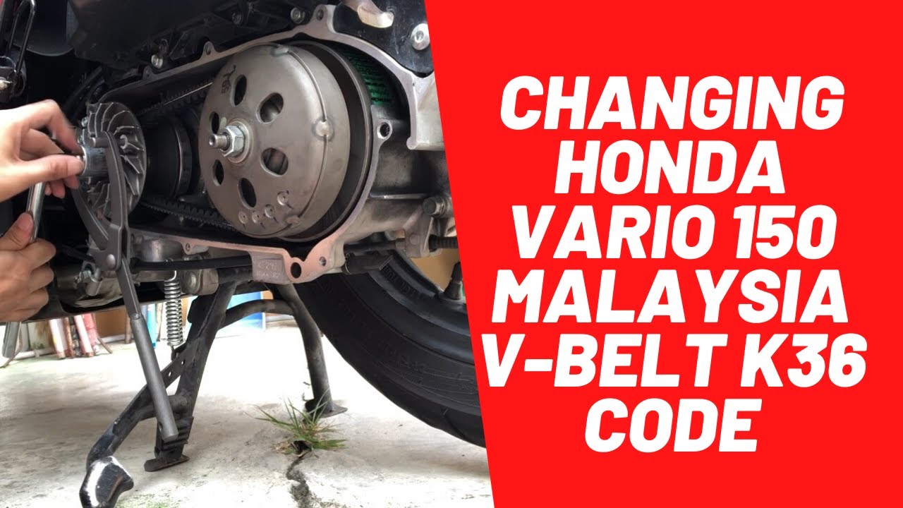 Honda Vario 150 Malaysia | Memasang Belting susah ke?
