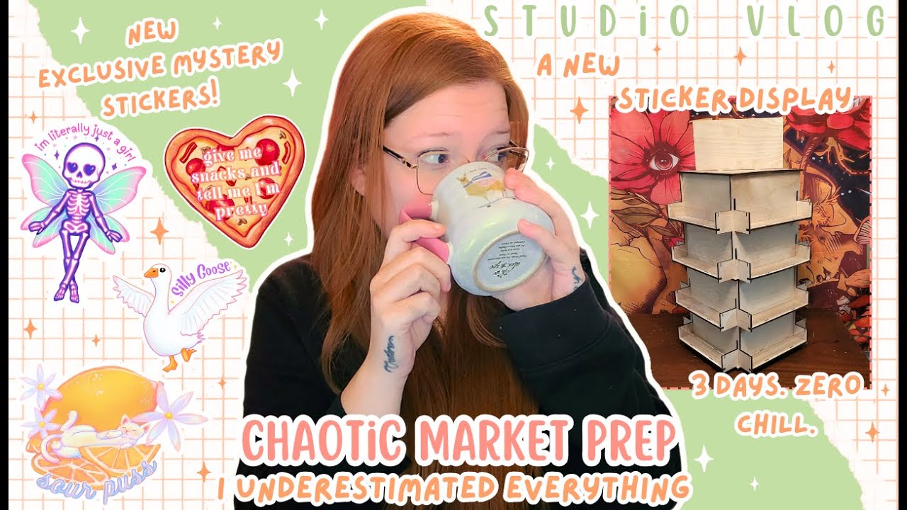 The Market Prep That Burned Me Out (but it got done!) ✨ Small Business BTS