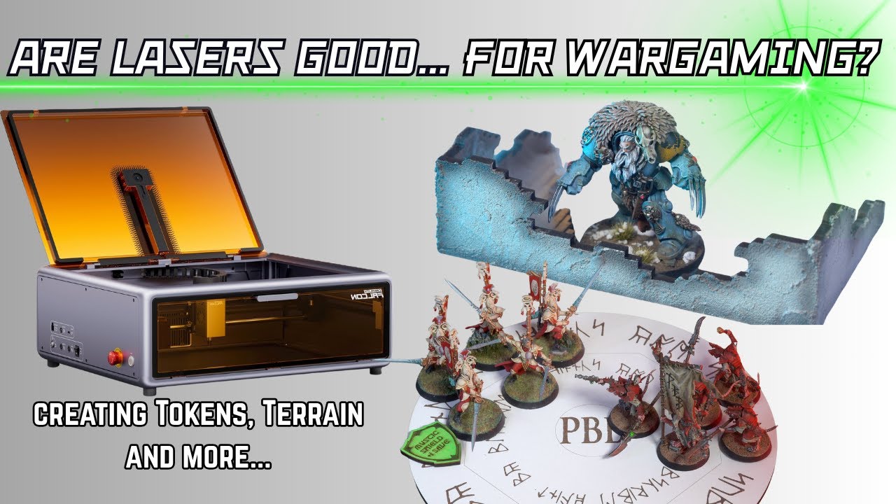 Обзор Creality Falcon A1 для Warhammer и Wargaming. Хобби-хаки для декораций и игровых аксессуаров?