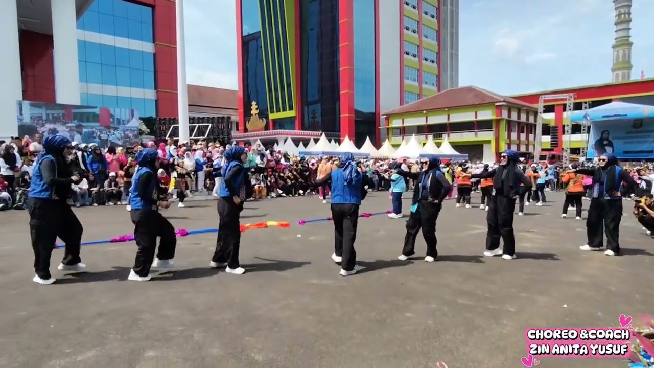 JUARA  I  LOMBA SENAM KREASI TABOLA BALE || BHAYANGKARI POLRESTA BANDAR LAMPUNG 