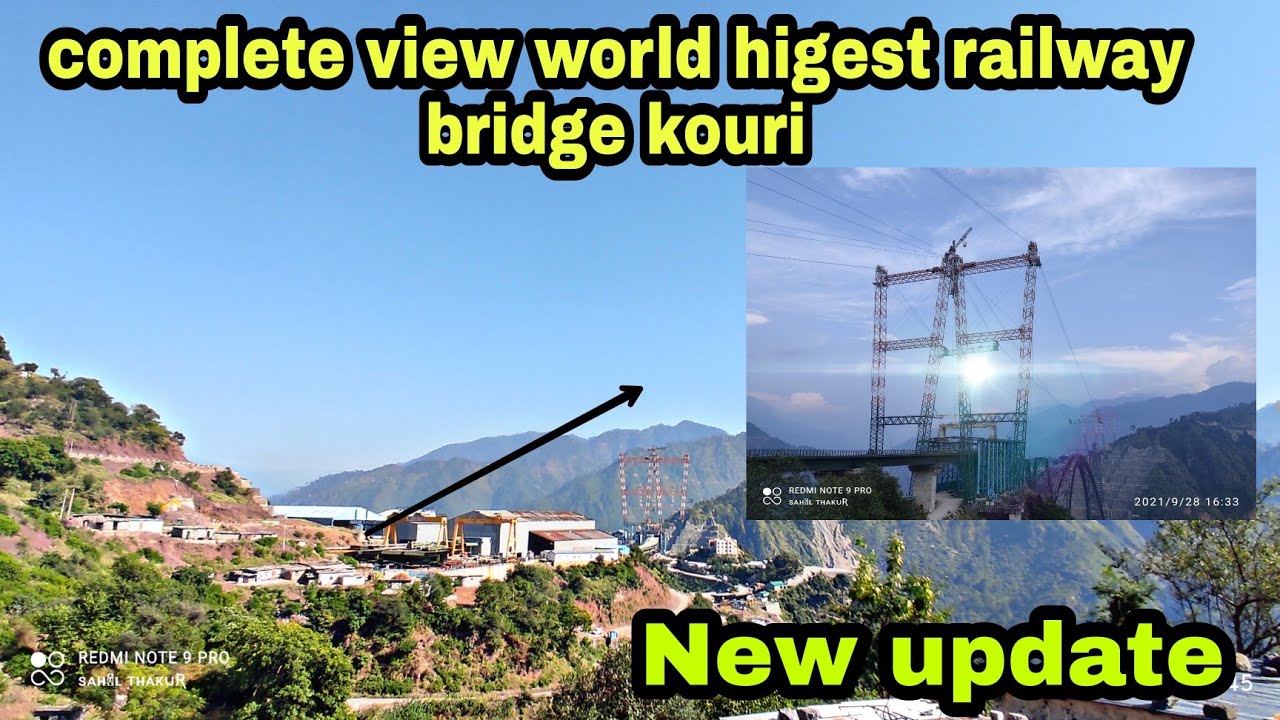 complete view world higest railway bridge #sahilvlog