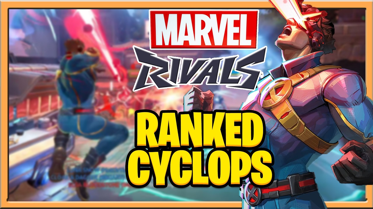 Marvel Rivals: Геймплей за нового героя Циклопа в рейтинге &mdash; Первая игра за нового героя, 8.5 сез...