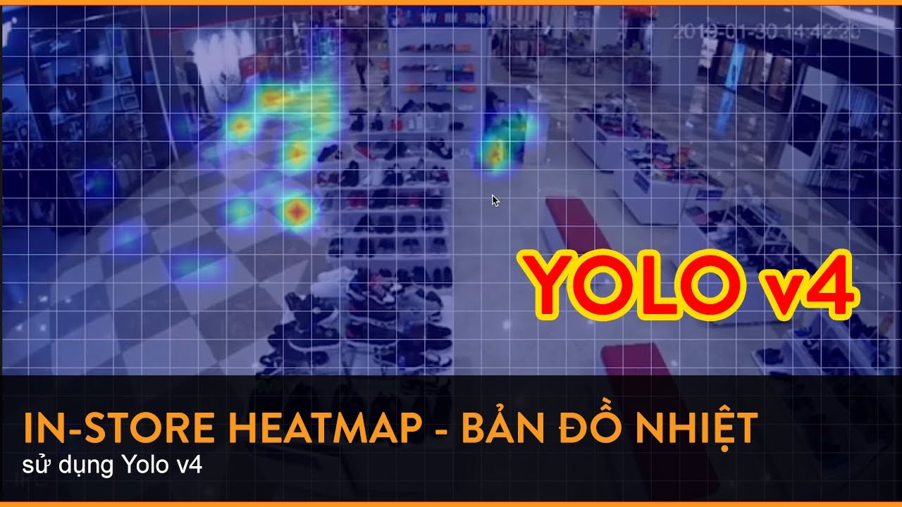 Thử làm bài toán in-store heatmap cùng Yolov4 - Mì AI
