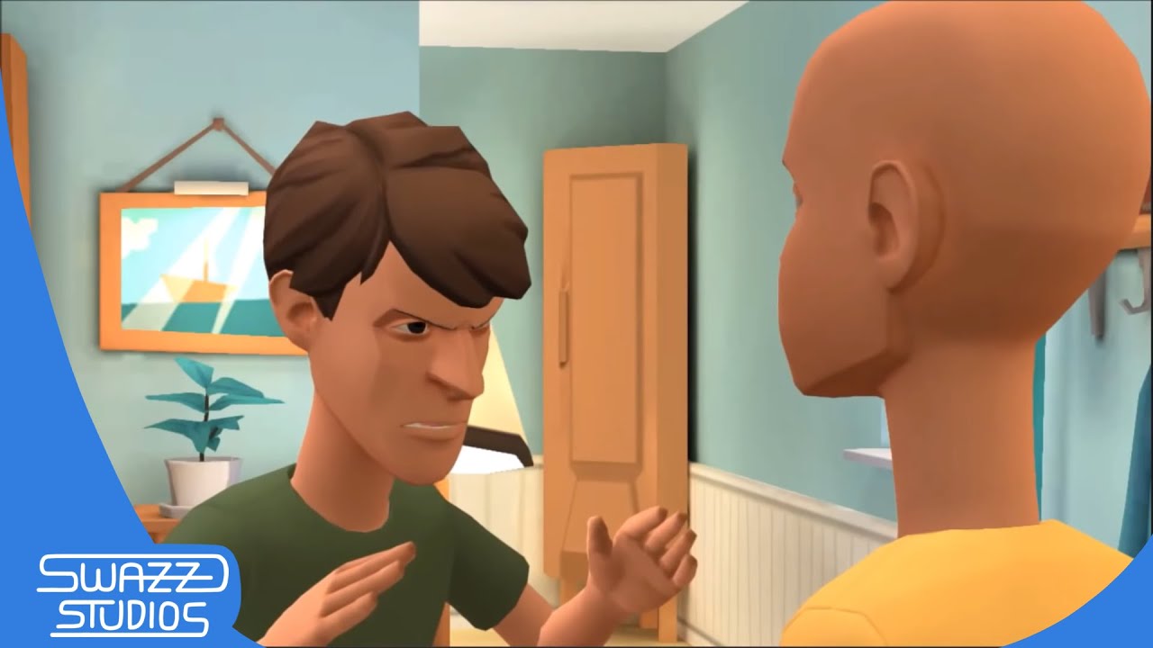 Caillou Changes the World into Plotagon Version 1.7.0 and Gets Grounded