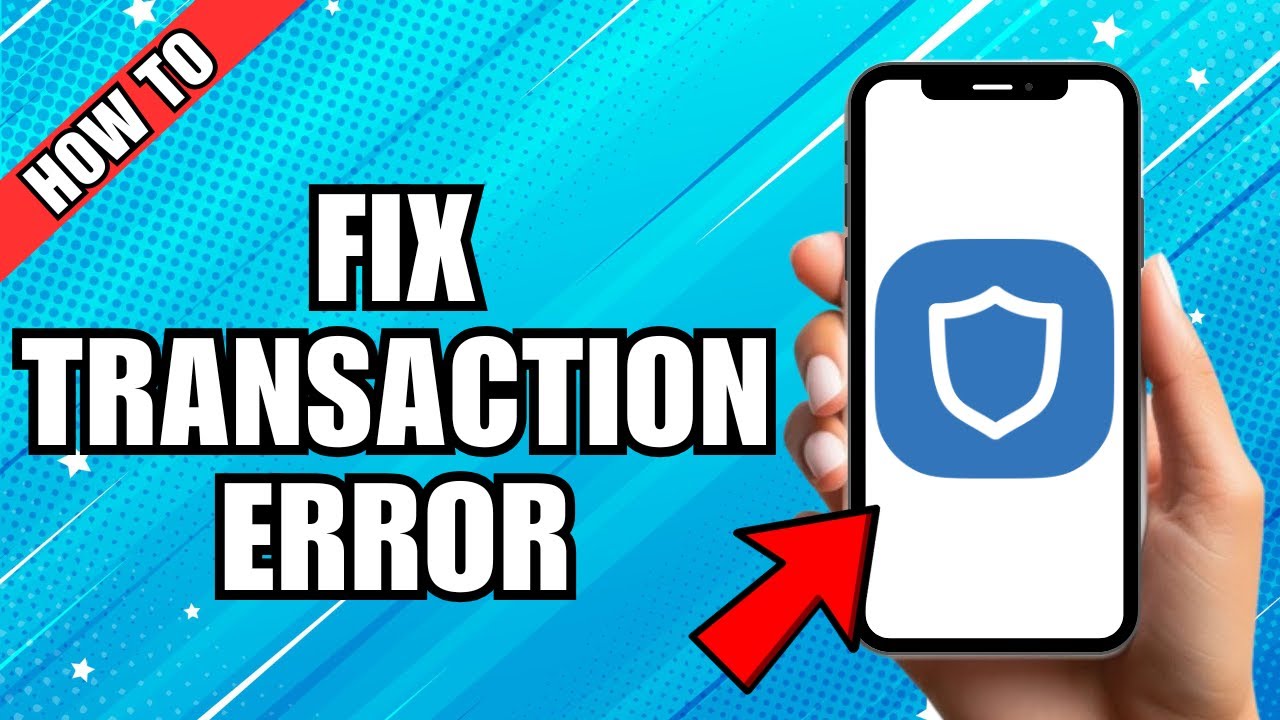 How To Fix Transaction Error In Trust Wallet