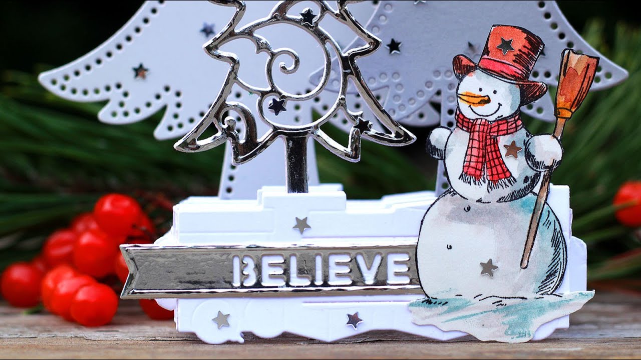 25 DAYS OF CHRISTMAS 2021 - DAY 8 - Magical Forest Diorama