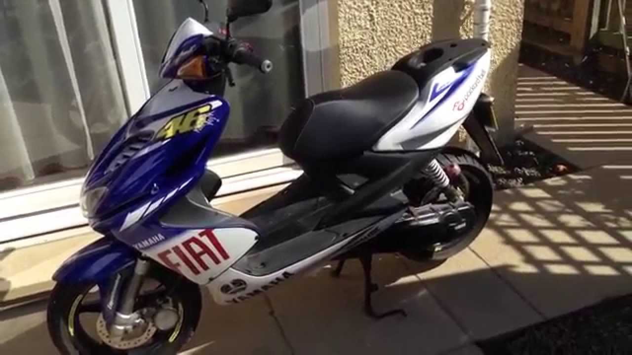 Yamaha Aerox 50cc 2010 start up