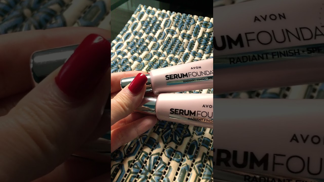 AVON Serum Foundation Radiant Finish + spf 30 #avon