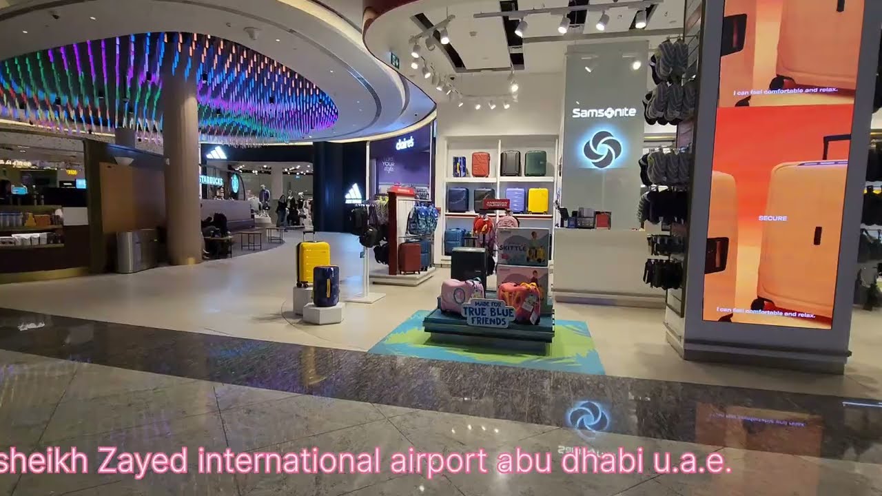 Abu Dhabi Airport Tour | World Class Airport Experience ✈️🌍🌍💫💫  #AbuDhabiAirPort #AirportVlog