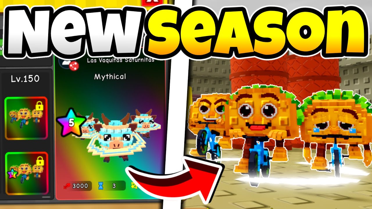 Новый пропуск на второй сезон в Brainrot Tower Defense