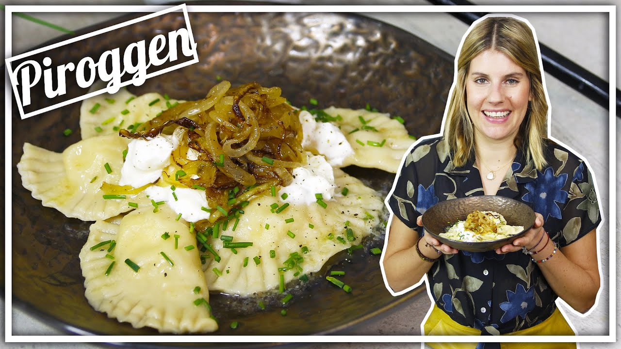 Polnische Piroggen | Kartoffel-Quarkfüllung und geröstete Zwiebeln | Felicitas Then