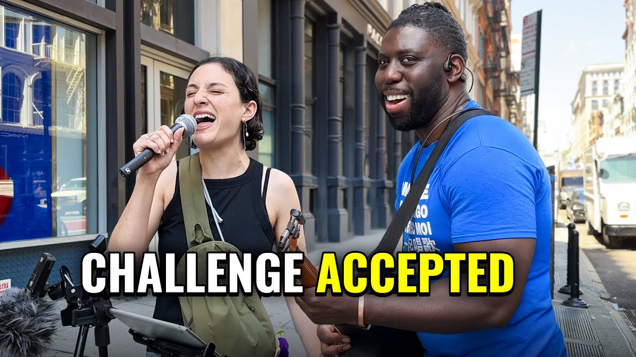 Heads Turn When Husband Challenges Wife to Sing