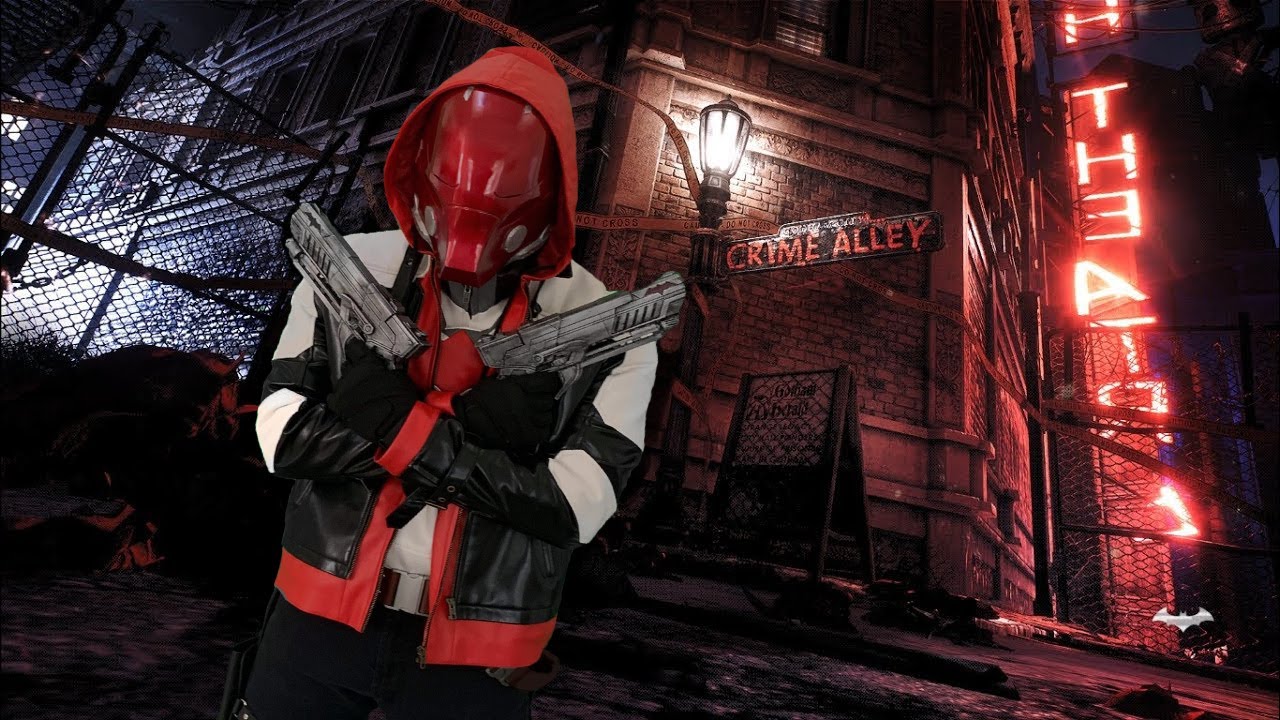 Arkham Red Hood Cosplay Suit-Up