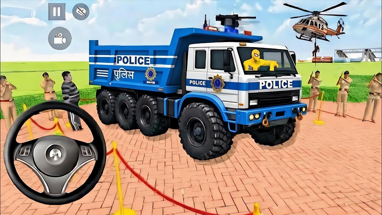 🕷️Police Blue Fire Dumper Truck & Spiderman 3D Game🤩Indian Thift Auto🤑Purchase Lot's of Ironman