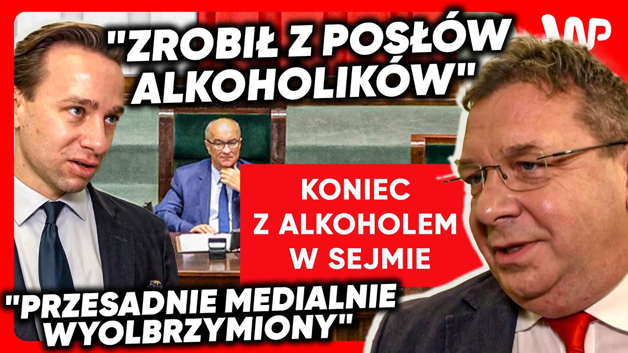 Koniec z alkoholem w Sejmie. Posłowie w emocjach o decyzji Czarzastego