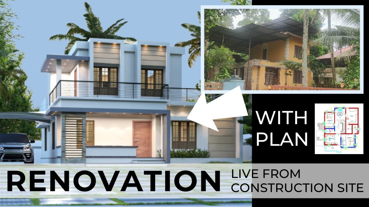 Renovation | Live from Construction video | Explained with Plan | RepairKochi |