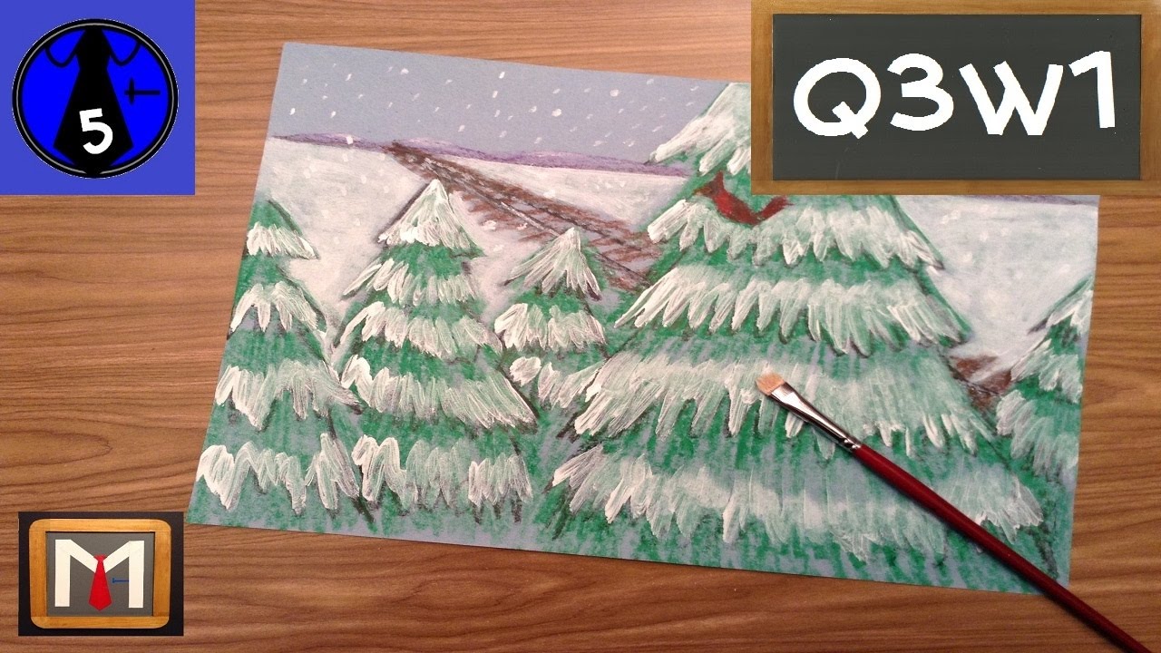 Making a Winter Landscape - part 2