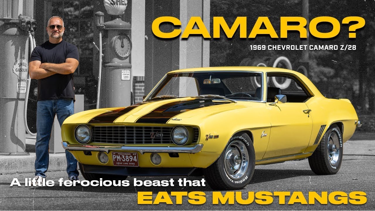 1969 Camaro Z/28: Маленькое свирепое животное, которое поедает «Мустанги»!