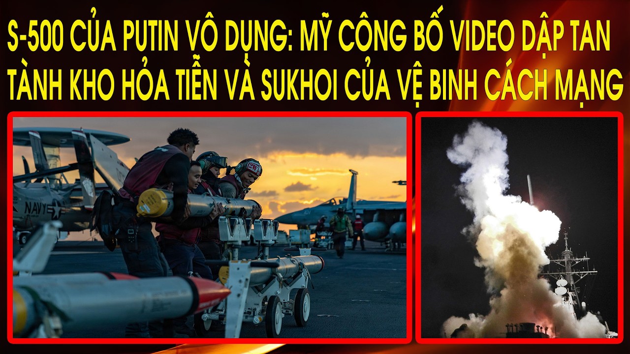 S-500 của Putin vô dụng: Mỹ công bố video dập tan tành kho hỏa tiễn và Sukhoi của Vệ binh Cách mạng