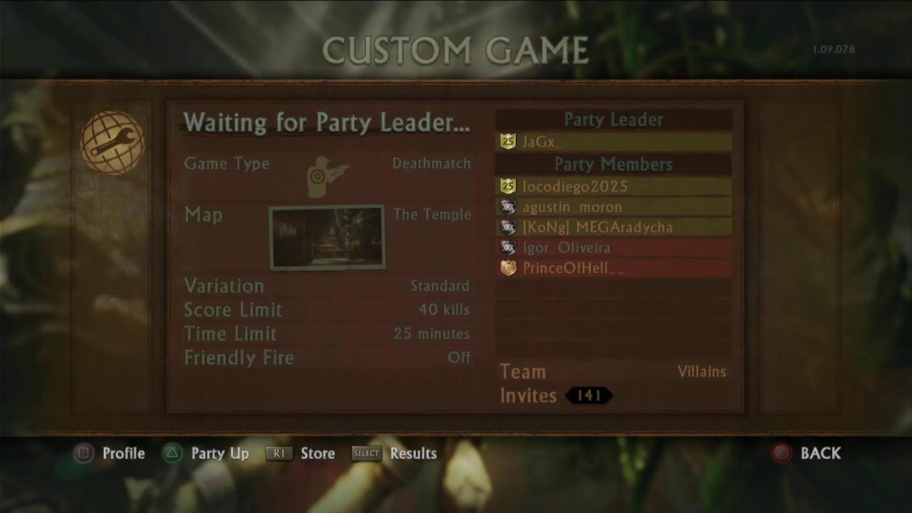 U2 Live scrims