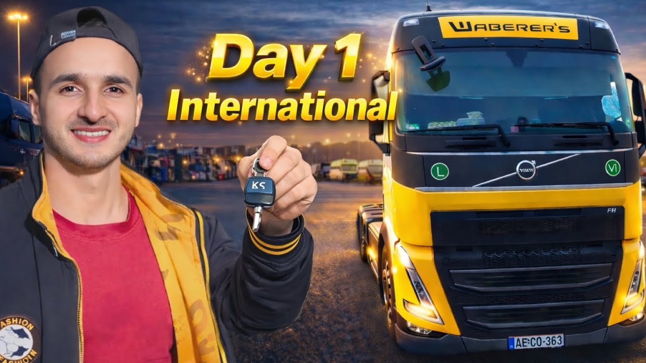 Day 1 International Truck Journey 🚛 | New Driver Life Start