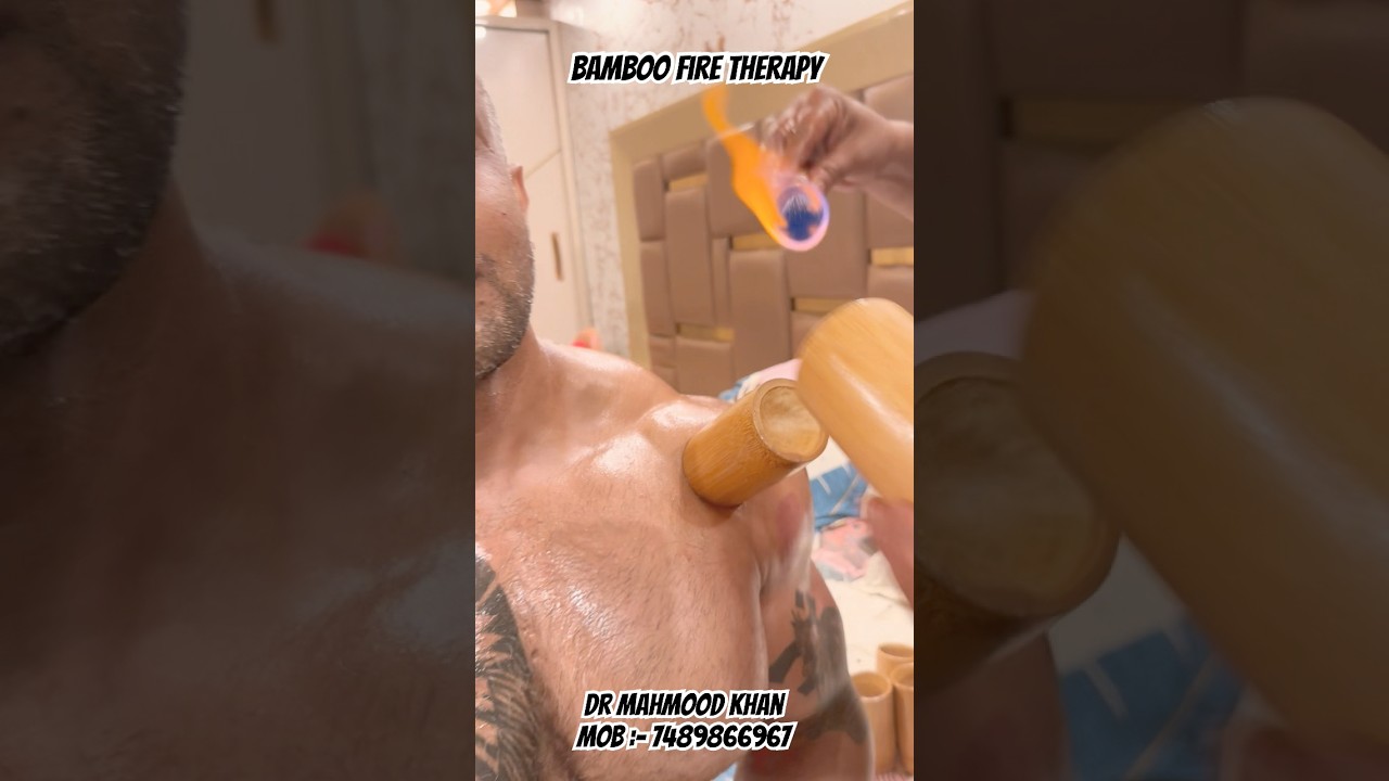 Muscles Recovery By Bamboo Fire Therapy 