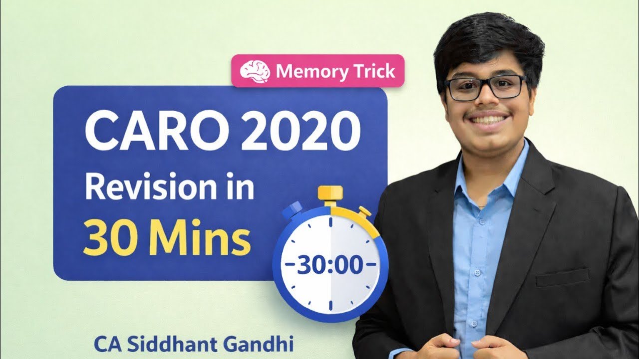 CARO 2020 Memory Tricks|Revise Complete CARO in 30 Mins