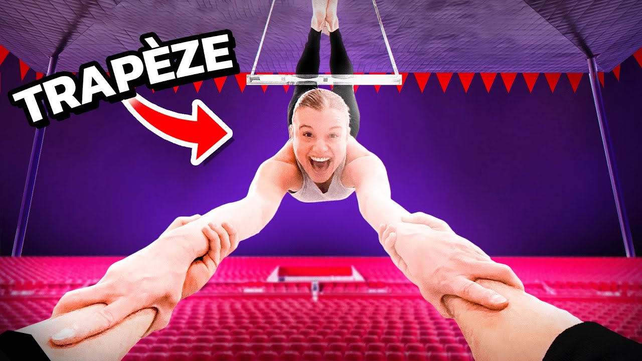 Je fais du trapèze comme au cirque!