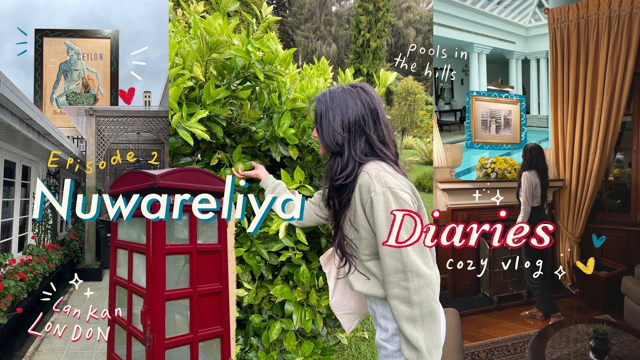Back in the Hills🏔 | the coziest Nuwareliya vlog ❄️📚☕️🎧 💗