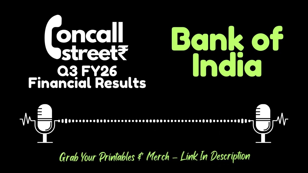 Bank of India Q3 FY26 Earnings Conference Call | BOI Q3 Results | Management Commentary