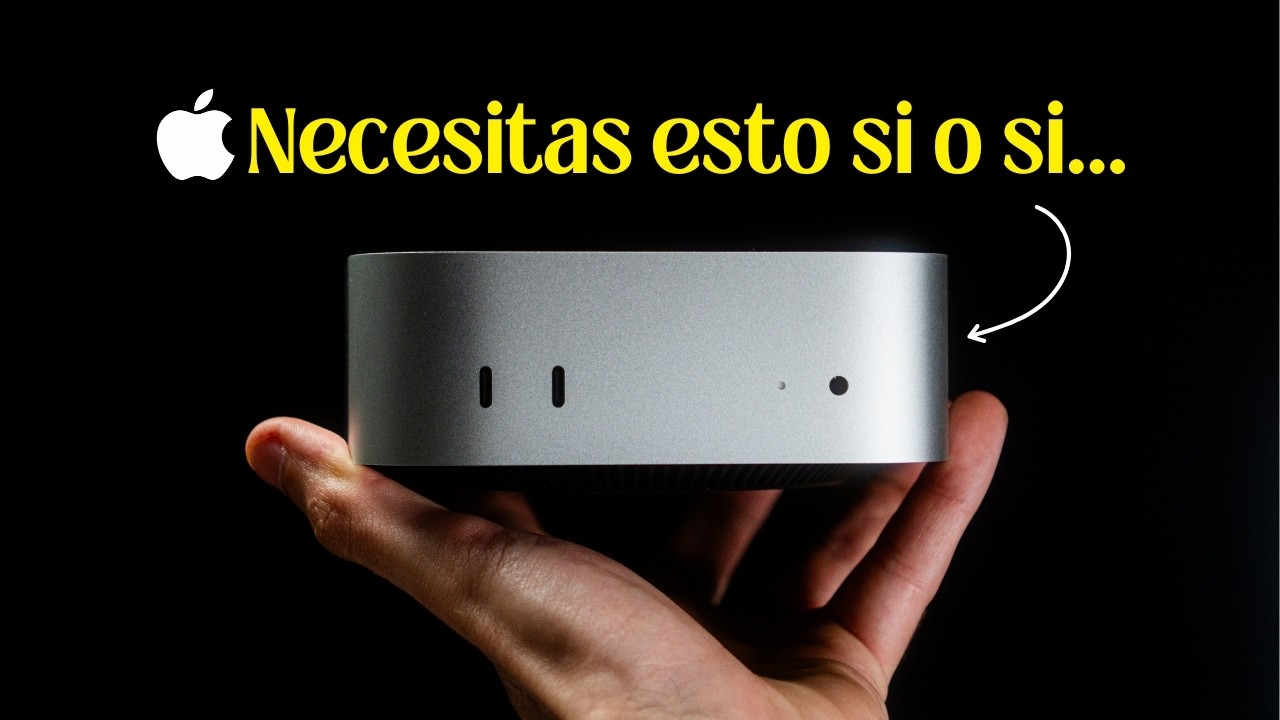 Ingeniero Revela: 5 Accesorios IMPRESCINDIBLES para EXPRIMIR al MÁXIMO tu Mac Mini M4